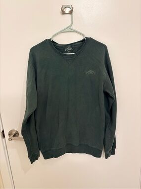 RARE Chamberlain Coffee Green Crewneck Sweatshirt - Embroidered Logo